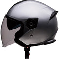 Silver Open-Face Helmet D13728