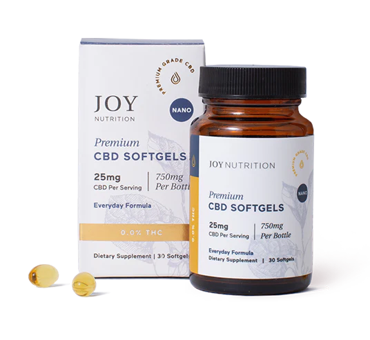 10mg / 25mg / 100mg CBD Softgels D515312