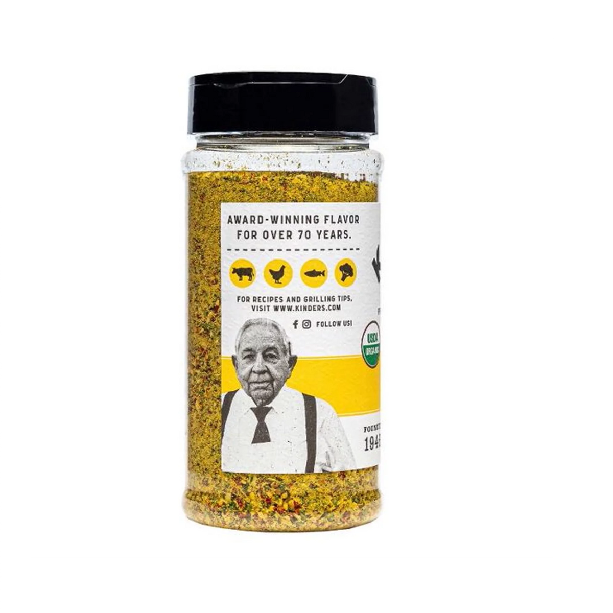 Organic Buttery Steakhouse Seasoning 10.4 oz 2 Pack Y222