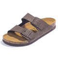 Arch Support Slides with Adjustable Buckle Straps and Cork Footbed Z2959