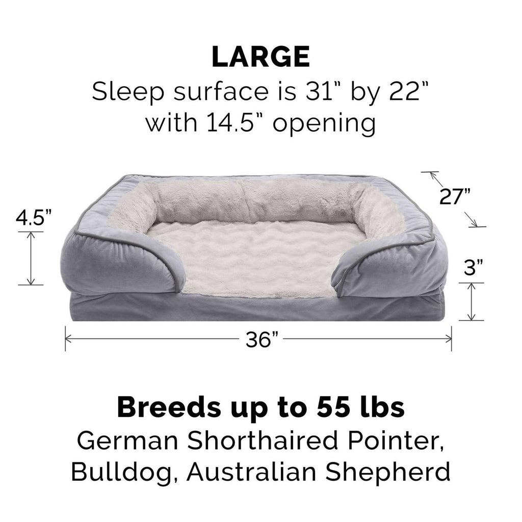 Velvet Sofa Dog Bed I445975