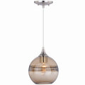 Satin Nickel Globe Mini Pendant Ceiling Light A272452