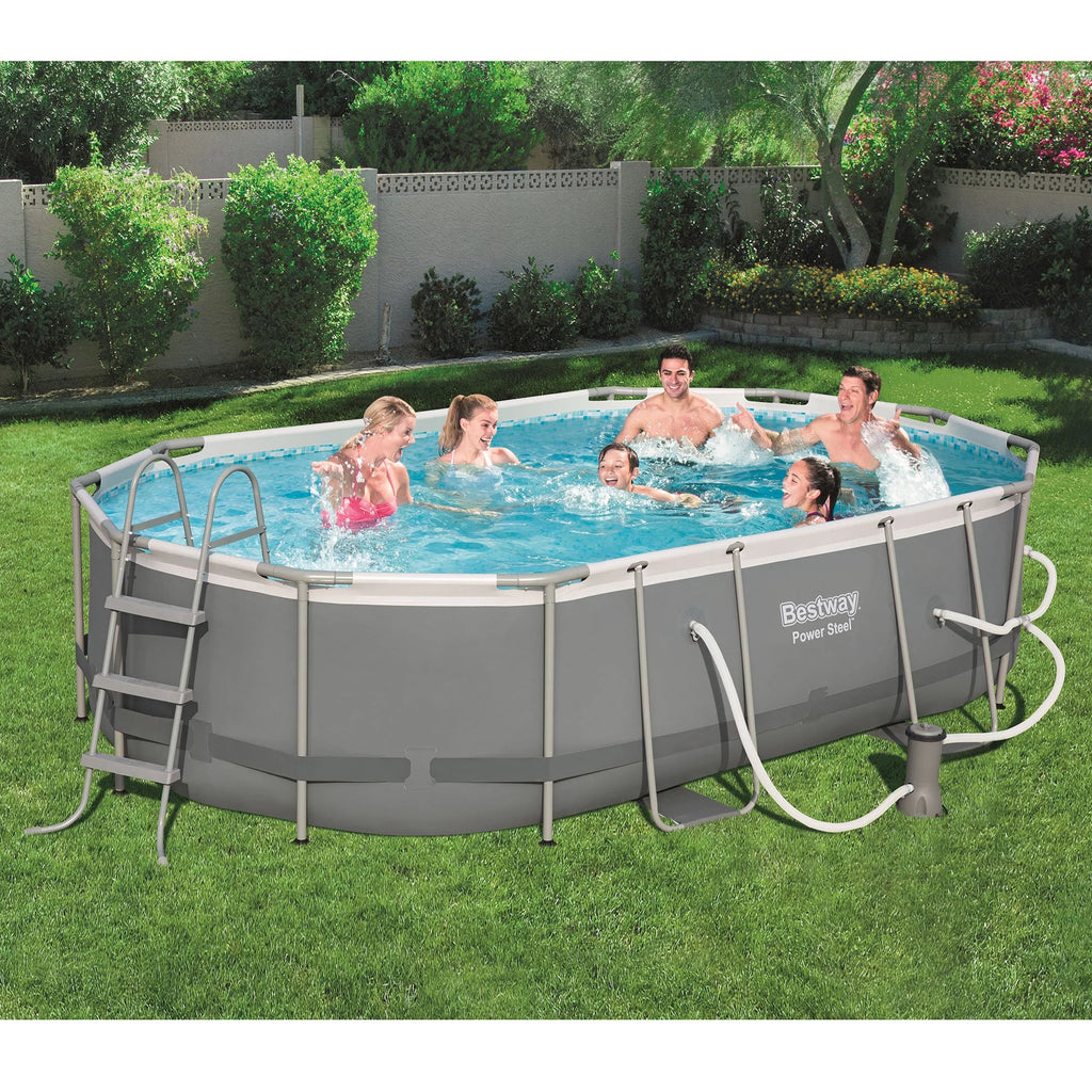 16x10x3.5 Foot Above Ground Swimming Pool Set with Pump A1813