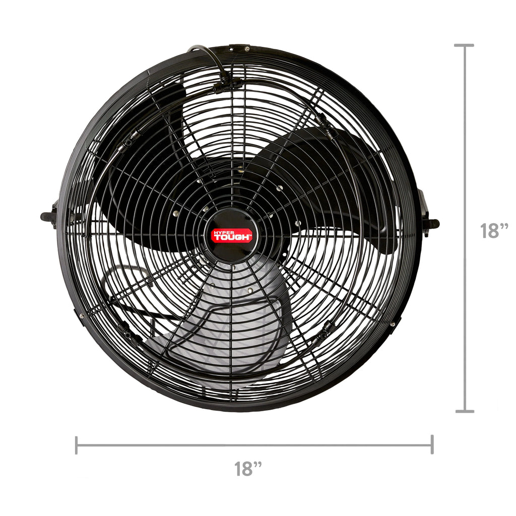 18 inch Outdoor Wall Mounted Fan with Misting Kit R799698