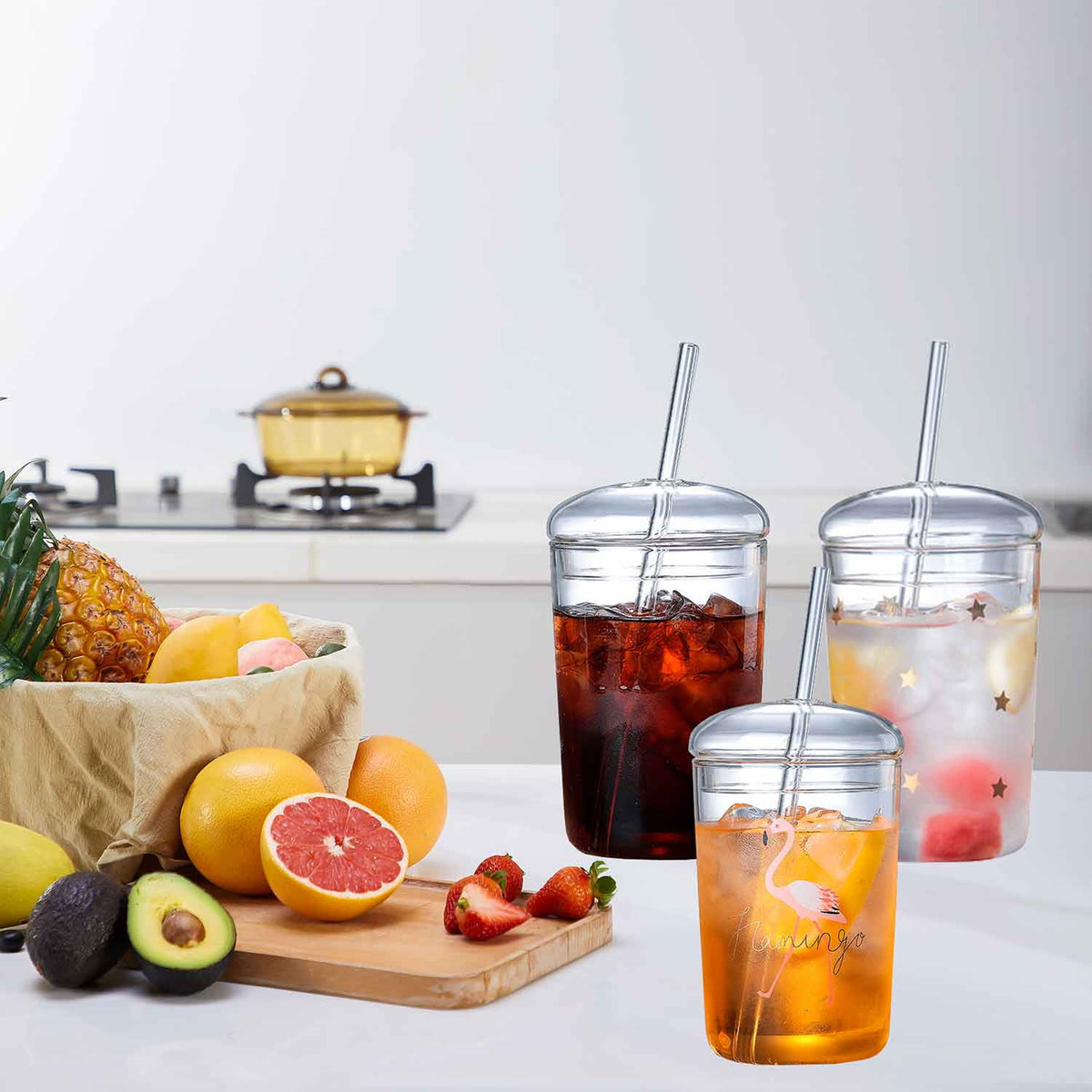 Clear Glass Cups G55353