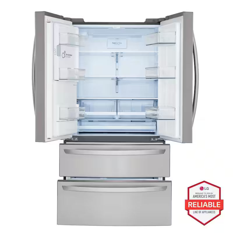 4-Door French Door Smart Refrigerator with Ice and Water Dispenser X4190