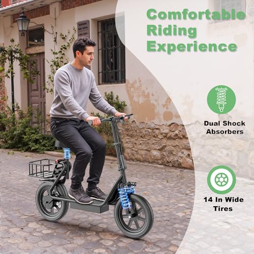 Electric Scooter with Back Basket Z17893