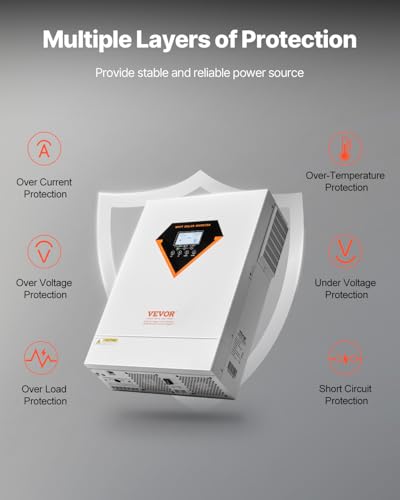 6000W Pure Sine Wave Hybrid Solar Inverter I7043