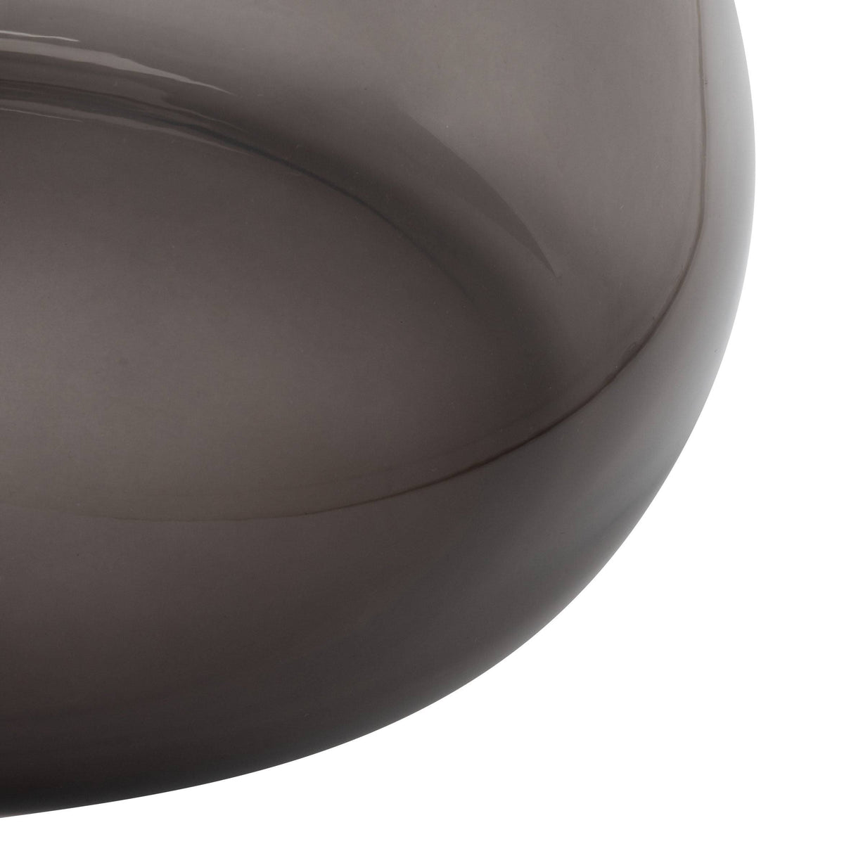 Black and Grey Glass Base Table T37247