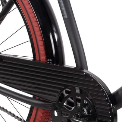 26” Matte Black Cruiser Bike A3725