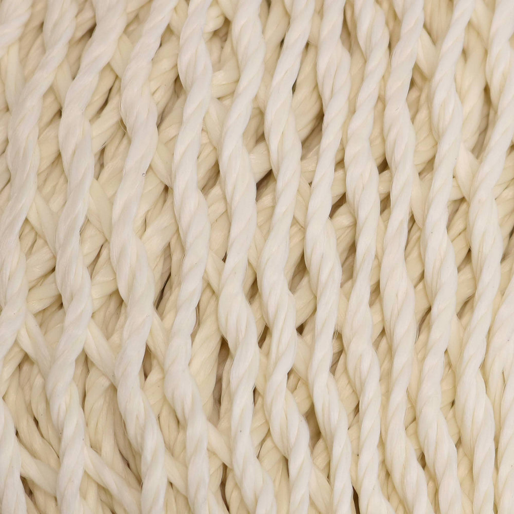 Extra Large Cream Rope Hammock Chair with Stand K4225