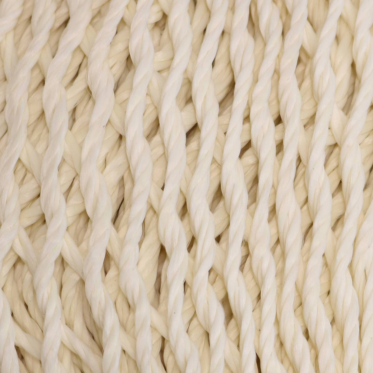 Extra Large Cream Rope Hammock Chair with Stand K4225