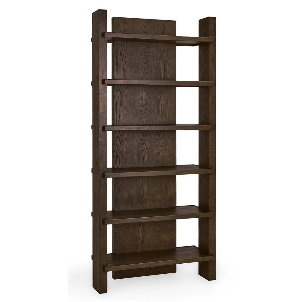 6 Shelf Tall Wood Bookcase E4470