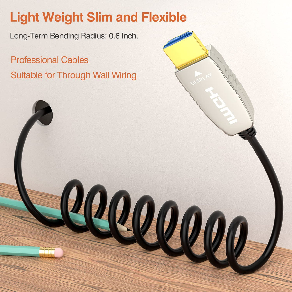 4K60HZ HDR 6 feet HDMI Fiber Cable Z69913
