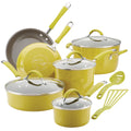 12 Piece Nonstick Porcelain Enamel Pots and Pans P94421