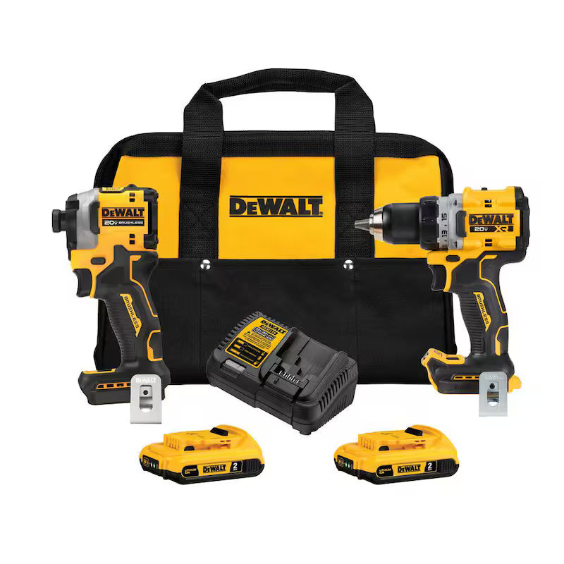20V MAX Cordless Drill and Impact Driver Combo Kit with 2.0Ah Batteries D70700