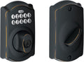 Keypad Deadbolt Electronic Keyless Entry Lock Bright Brass P315482