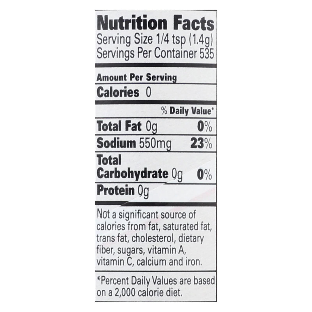Sea Salt Coarse 26.5 oz S458526