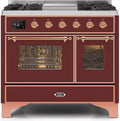 Burgundy Dual Fuel Natural Gas Range D820817