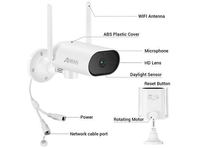 Wireless Surveillance Camera System with 13 inch Monitor W546