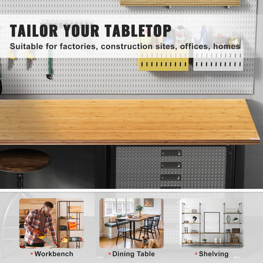 Bamboo Table Top 70.9" x 29" x 1.5" V96100