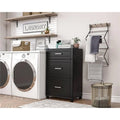 Black 3 Drawer Base Cabinet V685004