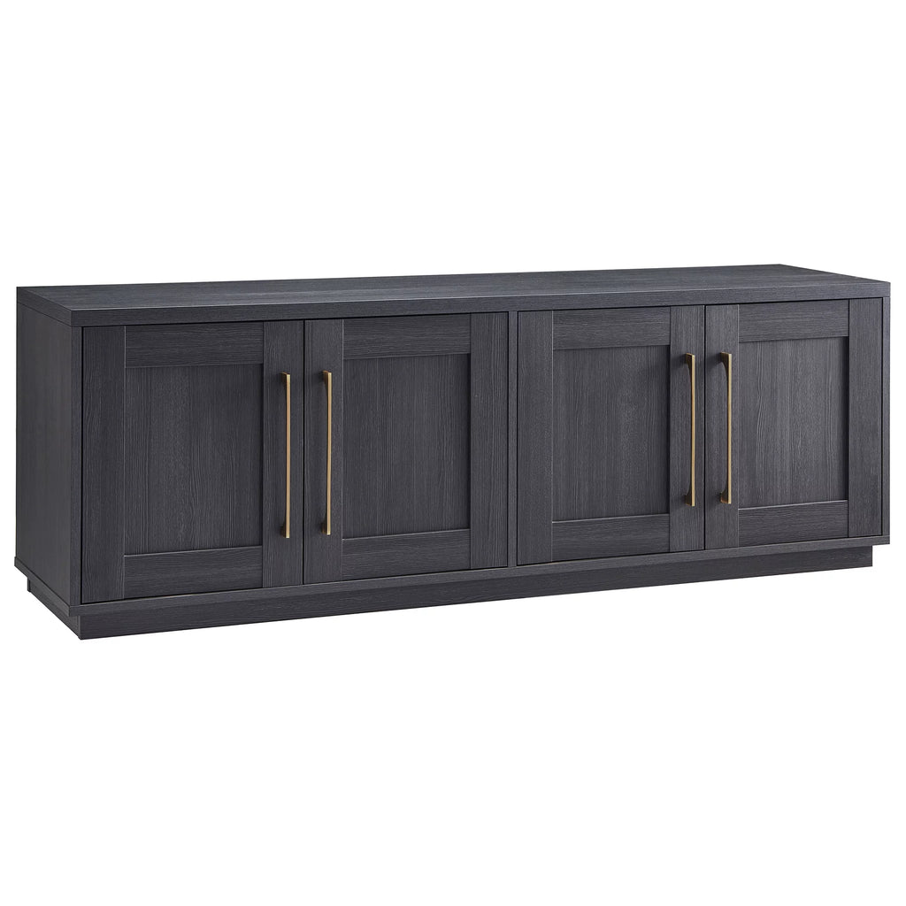 Charcoal Gray Rectangular TV Stand B600