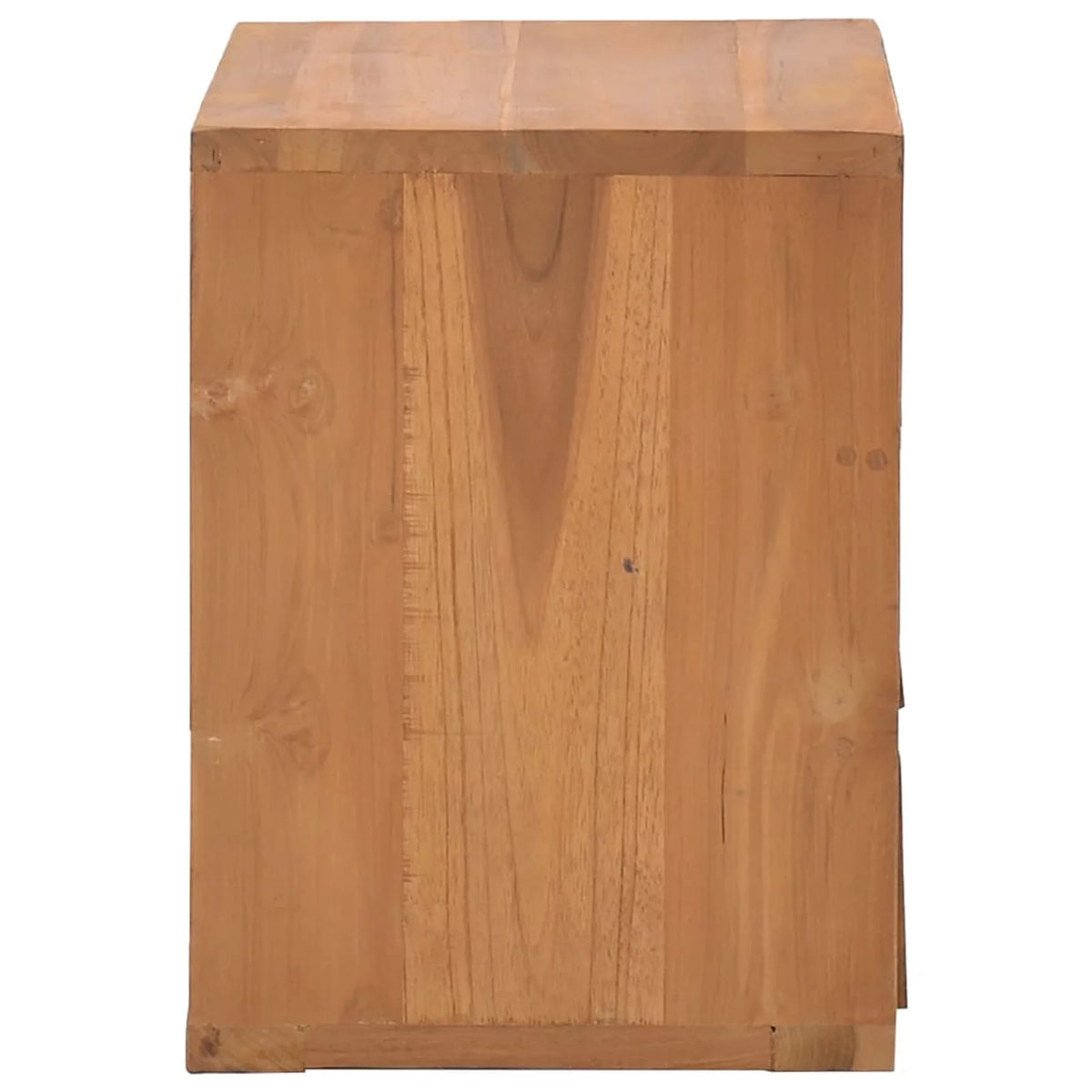 Teak Wood 3 Drawer Bedside Cabinet Y21298