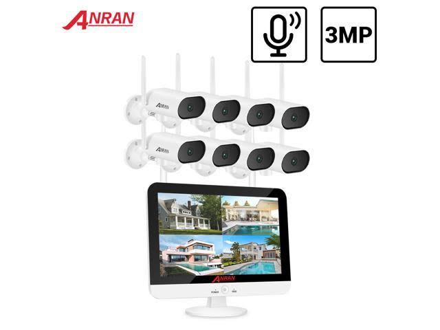 Wireless Surveillance Camera System with 13 inch Monitor W546
