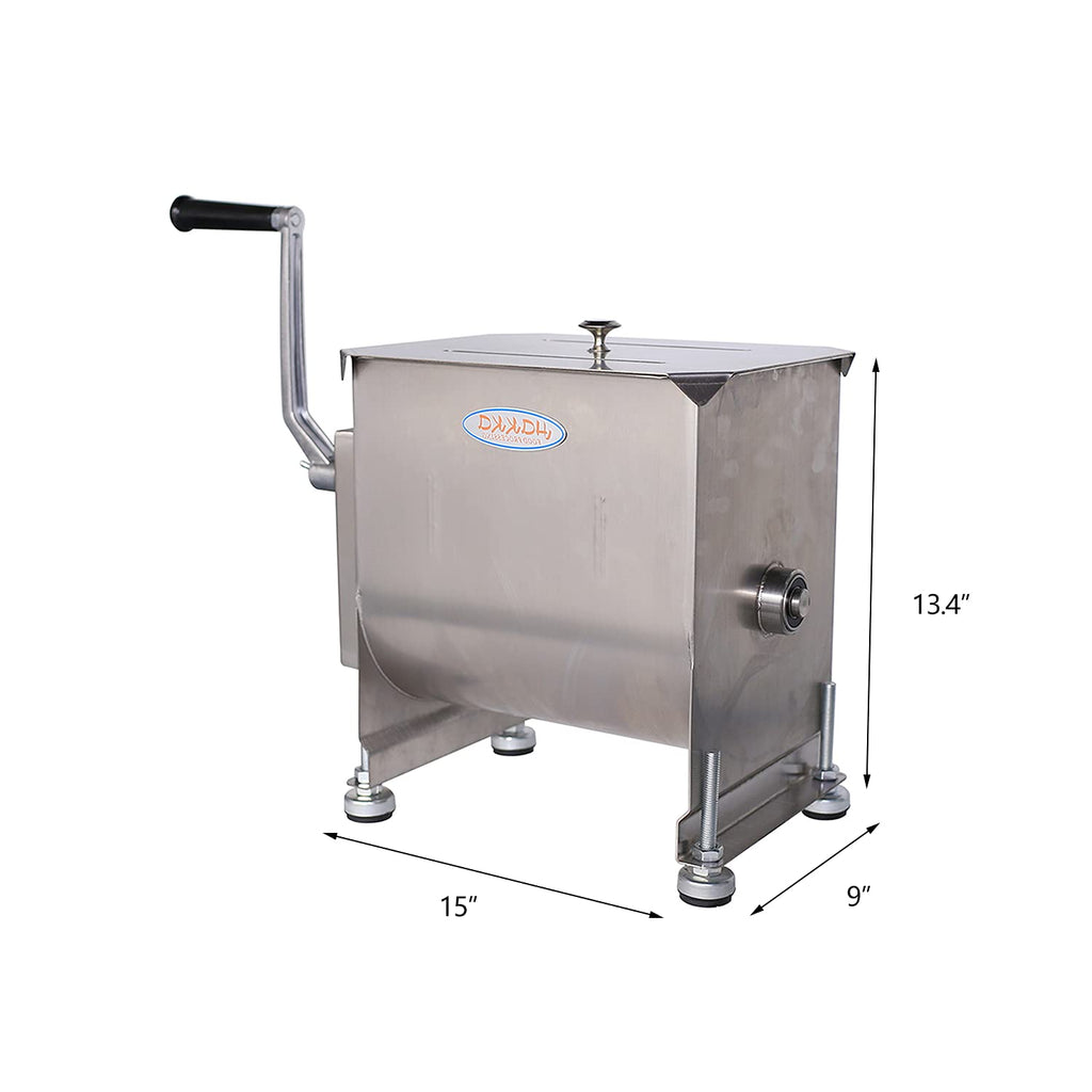 15-Pound Stainless Steel Manual Meat Mixer S637768