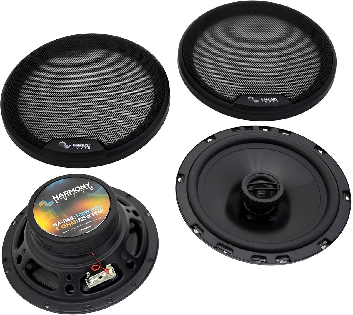Compatible with 1997-01 Toyota Camry Sedan Speaker Replacement Upgrade Package J81431