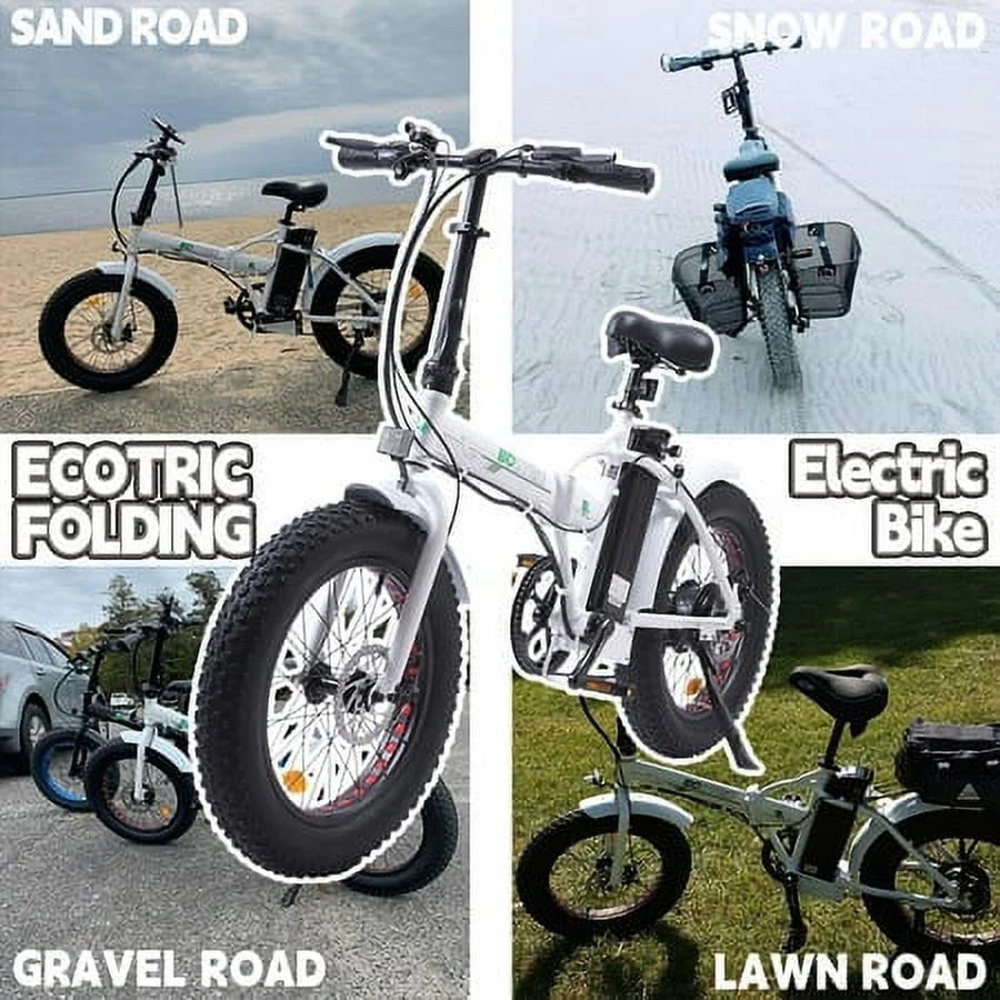 Folding 20 Fat Tire Electric Bike 500 W Z478