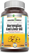 Norwegian Cod Liver Oil 1250 Mg Softgels 250 Count H765733