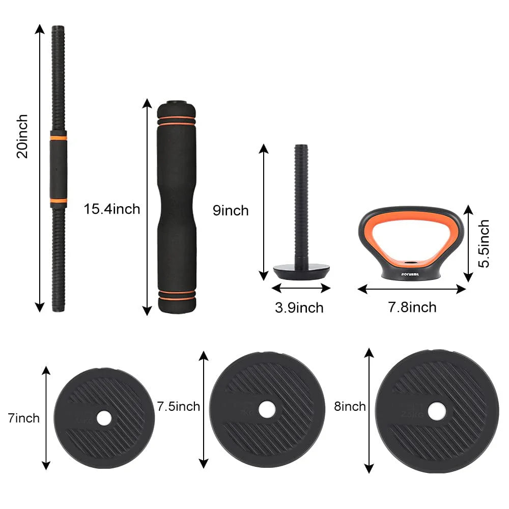 55lb Adjustable Dumbbell Set H489