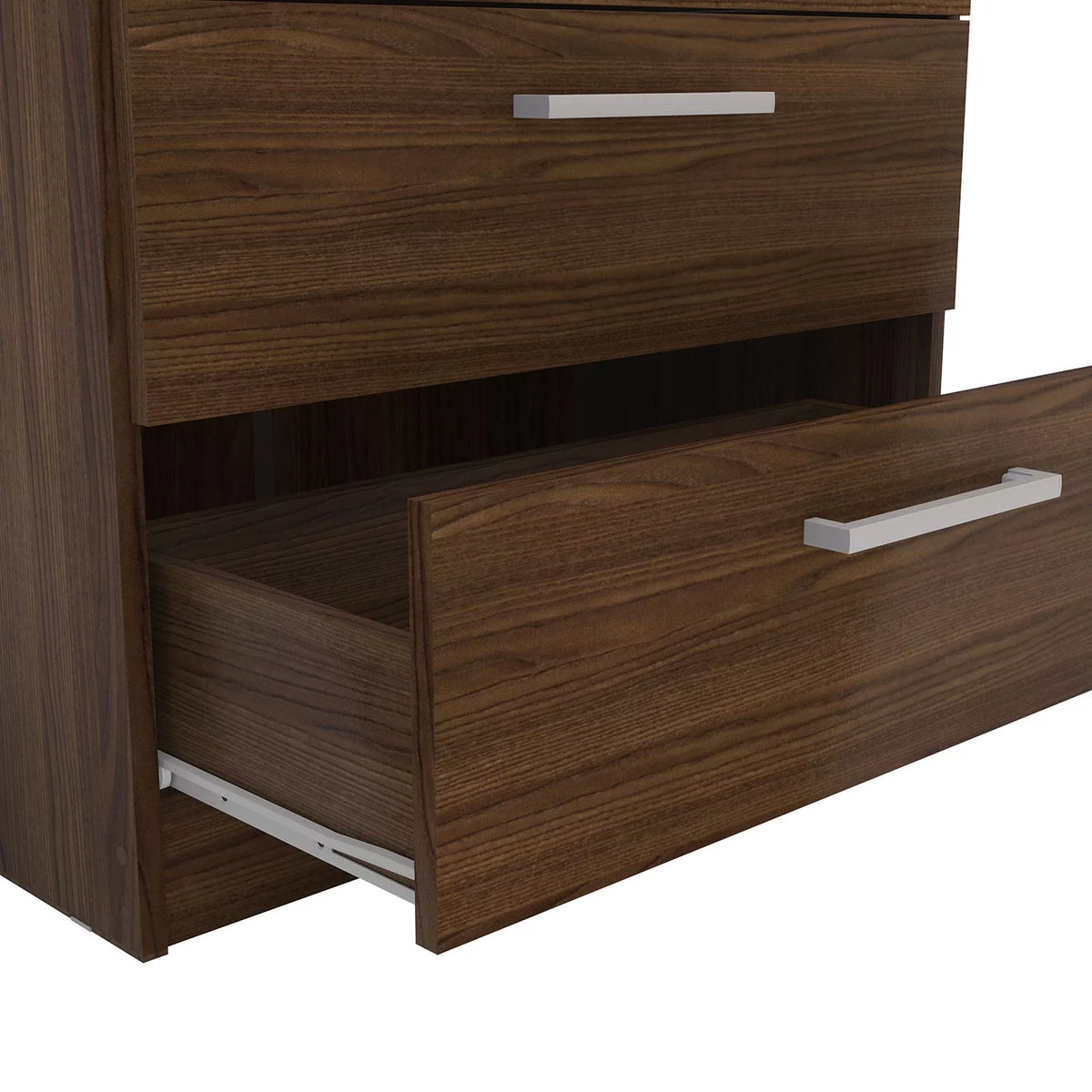 White 3 Drawer Wood Dresser A16363