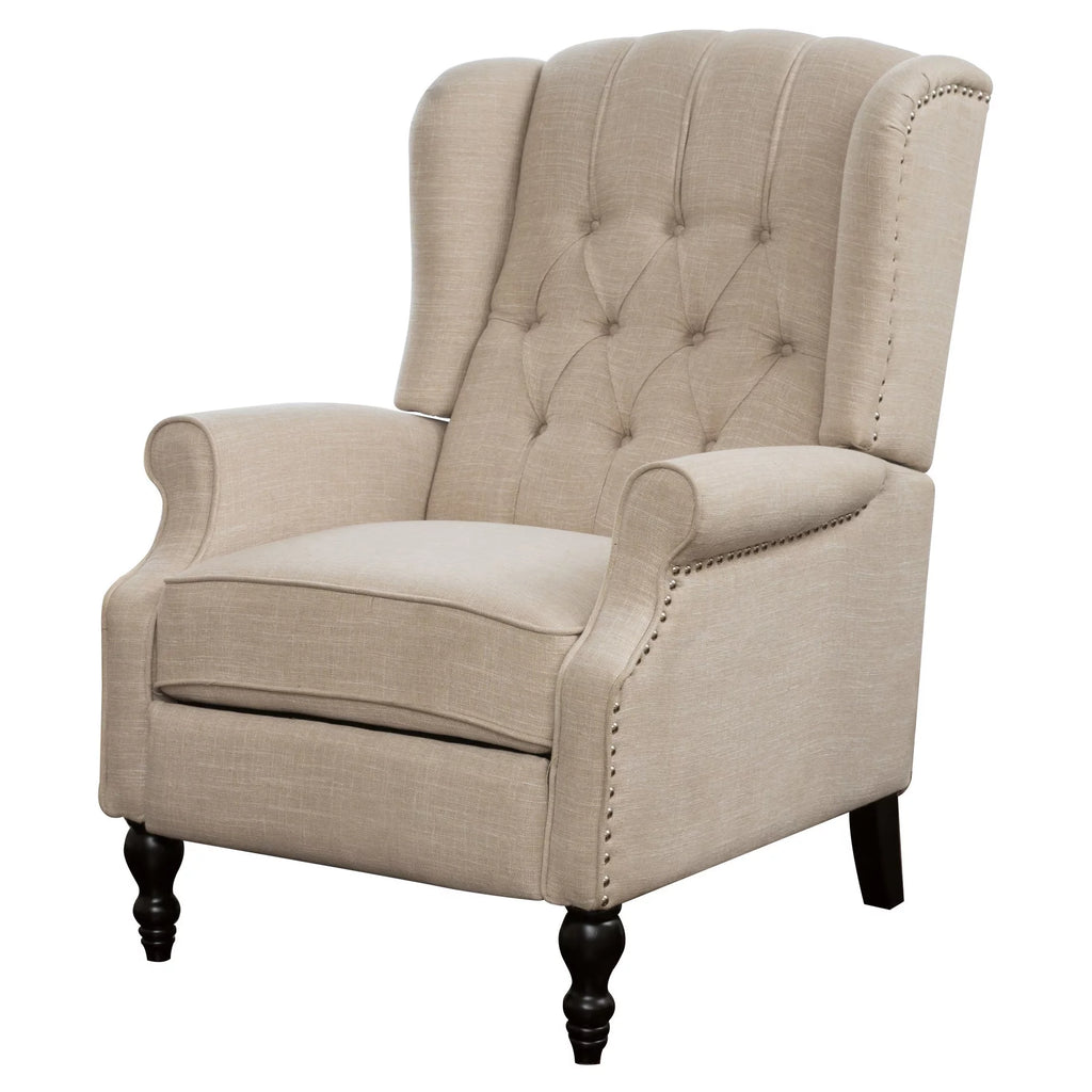 Button-tufted Reclining Club Chair F823733