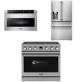 36 Electric Range, Refrigerator and Microwave P750349