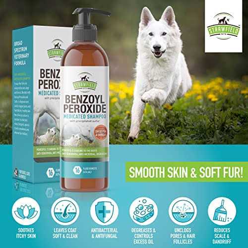 Benzoyl Peroxide Shampoo for Dogs & Cats E34132