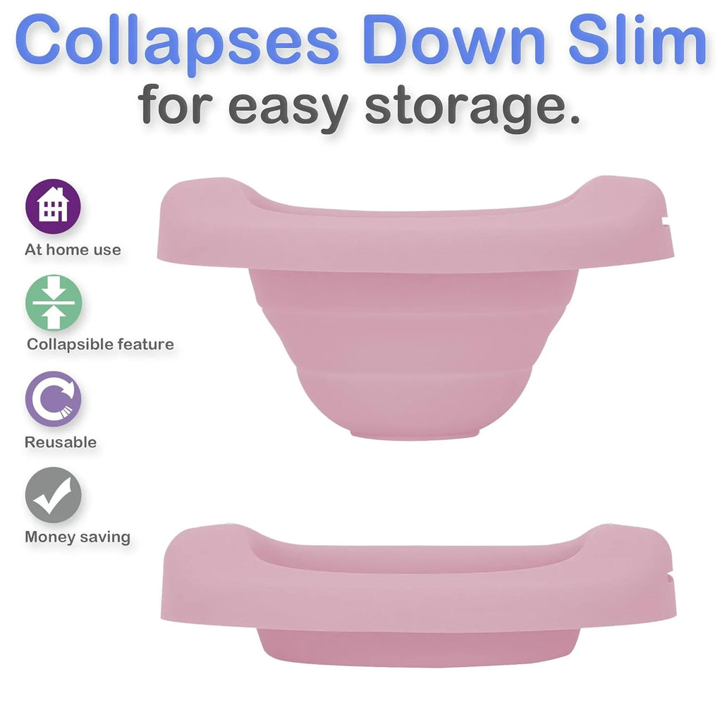 Reusable Collapsible Travel Potty Liner Pink M190