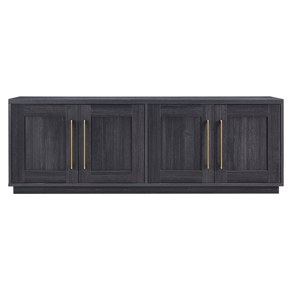 Charcoal Gray Rectangular TV Stand B600