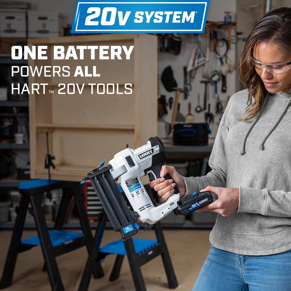 20-Volt 18-Gauge Battery-Powered Brad Nailer Kit P93987