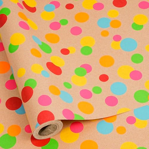Kraft Wrapping Paper Roll 17 inch X 33 feet E441