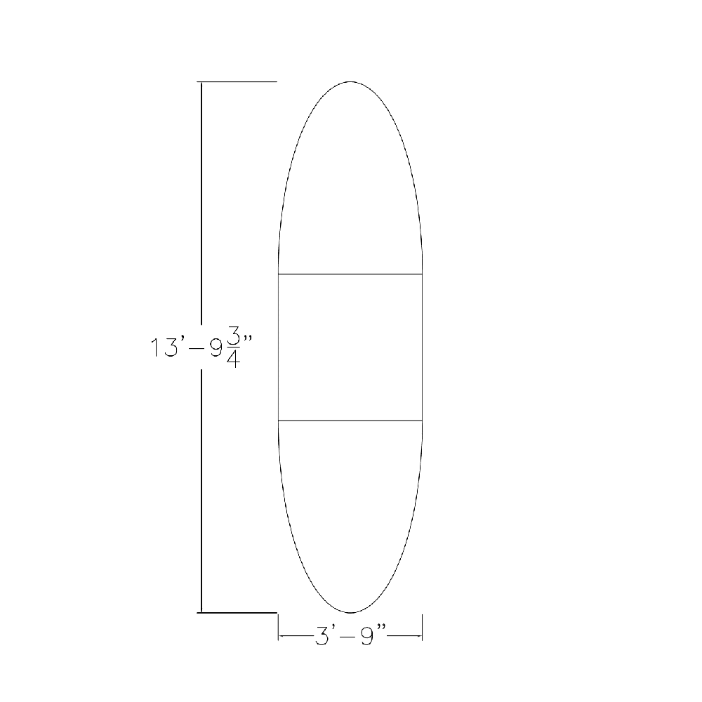 12 Person Modular Oval Conference Table with Metal Bases J21897