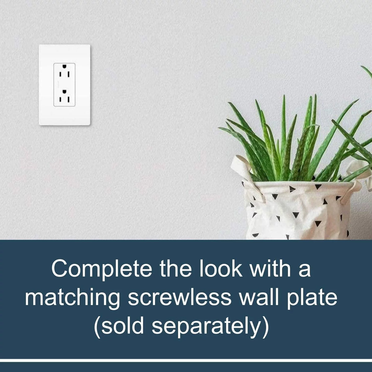 White 15-Amp 125-Volt Decorator Outlet 10-Pk W64041