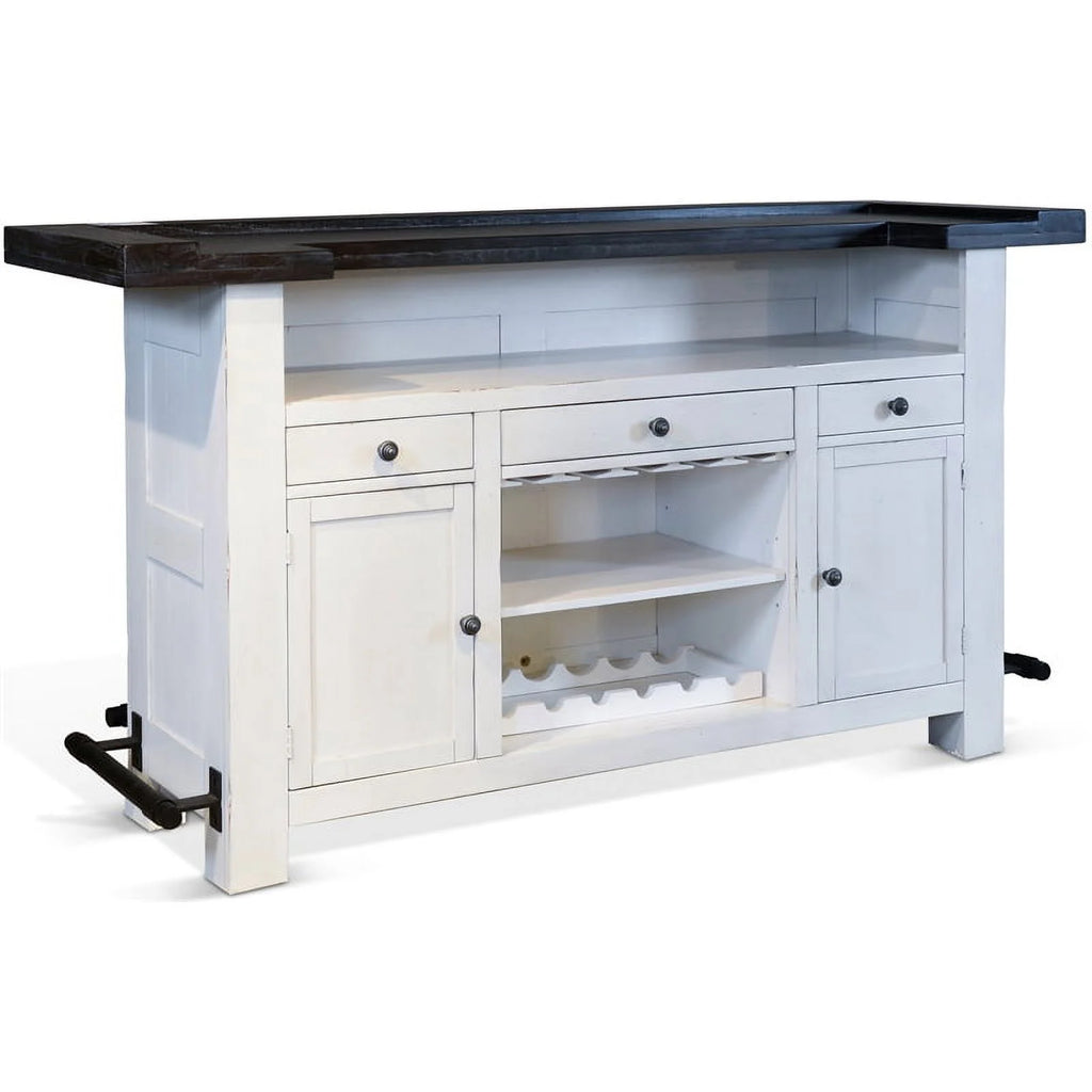 Espresso Finish Wood Bar Unit Q645320