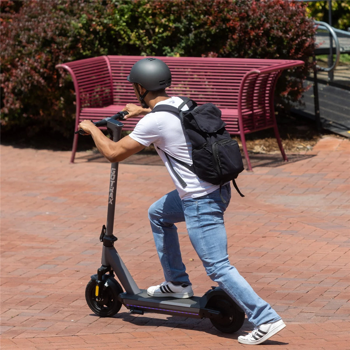 500W Electric Scooter with 10 Air-Filled Tires T3519