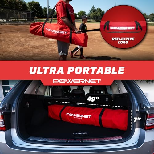 Portable Softball Baseball Training Net with Carrying Bag B9312