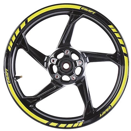 Reflective Wheel Sticker Yellow T317400
