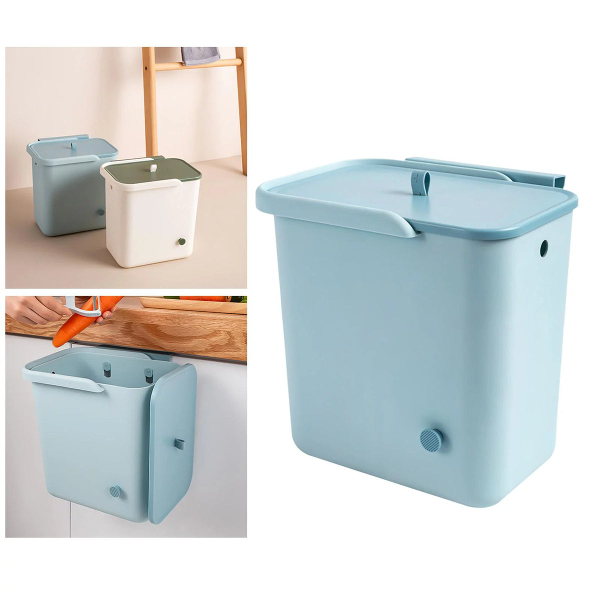2.4 Gallon Hanging Trash Can T960427