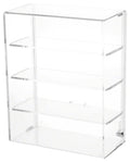 Clear Acrylic Locking Display Case, 3 Shelves R41548